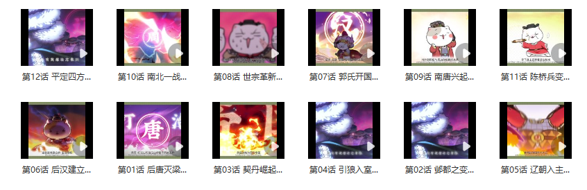 【更新中】如果歷史是一群喵1-10季合集（含電子書） 百度網盤下載