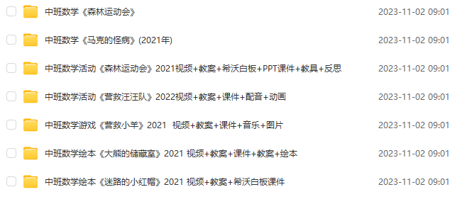 幼兒園小中大班公開(kāi)課資料大全 含視頻、教案、課件、動(dòng)畫