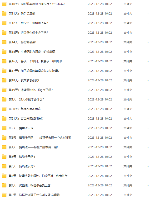 璐瑤媽媽：21天英語牛媽訓練營全集網盤下載