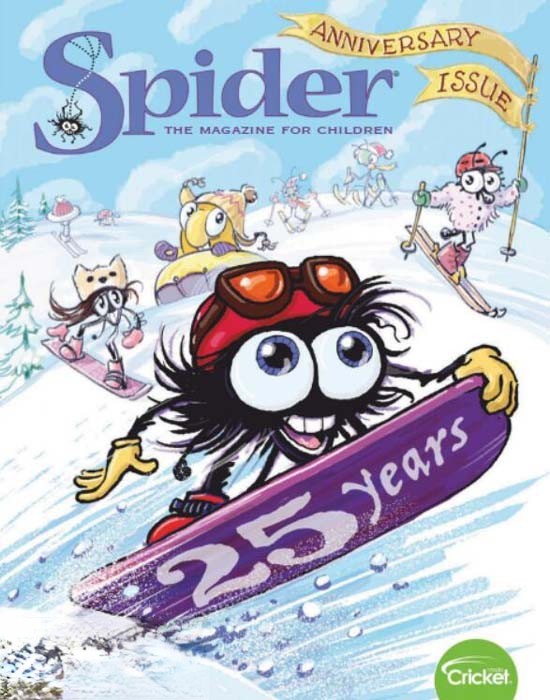 美國兒童文學故事雜志《Spider 紅蜘蛛》2016-2021高清彩頁 百度網盤