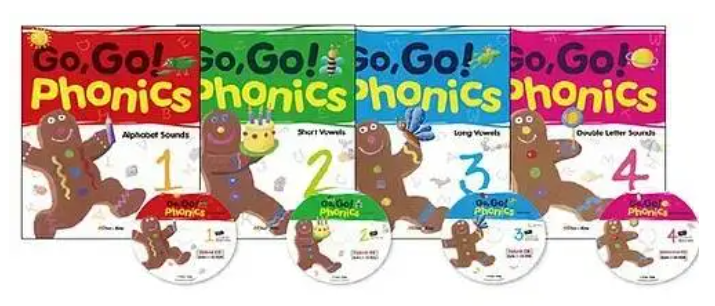 自然拼讀《go go phonics》全套教材百度網盤下載