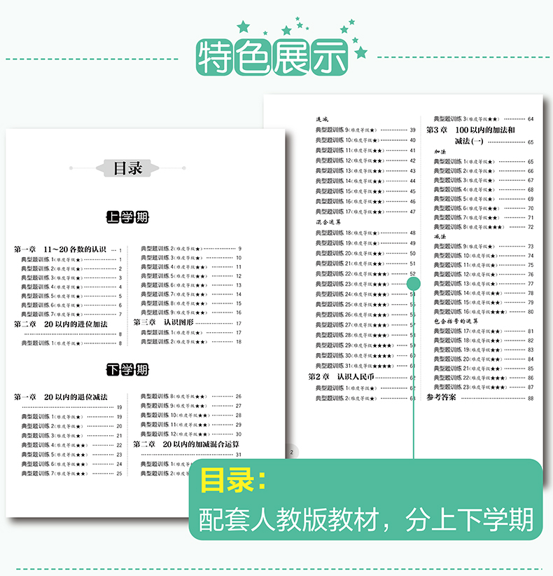 周計劃數(shù)學應用題+計算題強化訓練1-6年級電子版